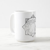 Scottie Dog Beach Kaffeetasse (Vorderseite Links)