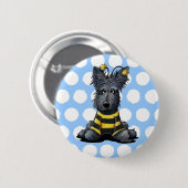 Scottie Dog Bee Button (Vorne & Hinten)