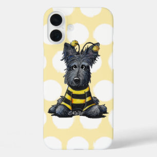 Scottie Dog Bee KiniArt iPhone 16 Plus Hülle