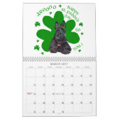 Scottie Dog Calendar Kalender (Mär 2027)