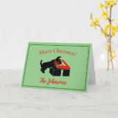 Scottie Dog Christmas Cards Leere Inside Terrier Karte (Gelbe Blume)