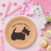 Scottie dog Dog Duschköpfe Teller, neuer Hundebesi Pappteller (Party)