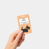 Scottie dog Dog Name Abzeichen, name tag Ausweis (Handheld)