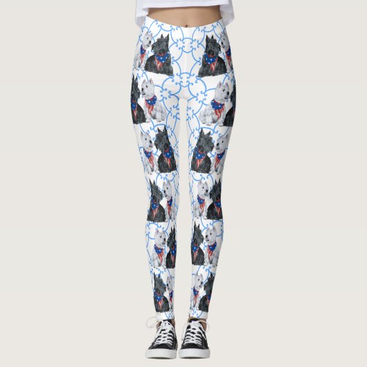 Scottie Dog Leggings (Vorderseite)