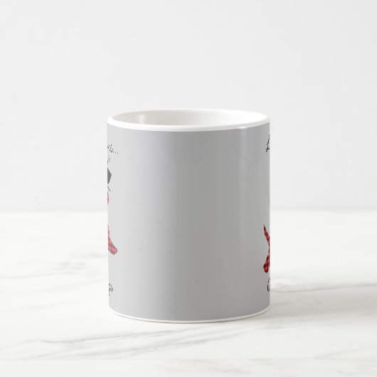 Scottie Dog Life Happens Kaffee hilft Funny Mug Kaffeetasse (Mittel)