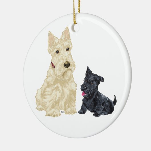 Scottie Dog Ornament (Links)