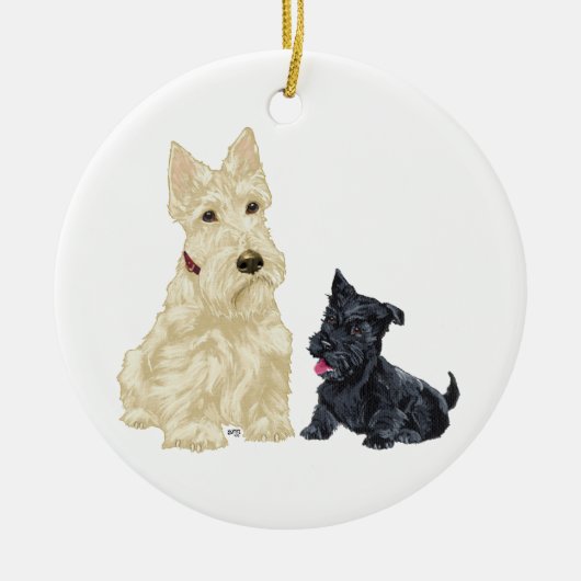 Scottie Dog Ornament (Vorne)