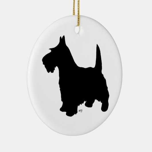 Scottie Dog Ornament (Rechts)