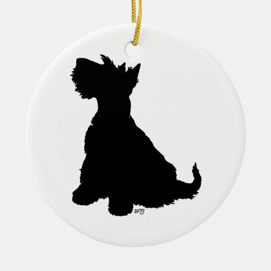 Scottie Dog Ornament (Vorne)