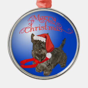 Scottie Dog Ornament Aus Metall