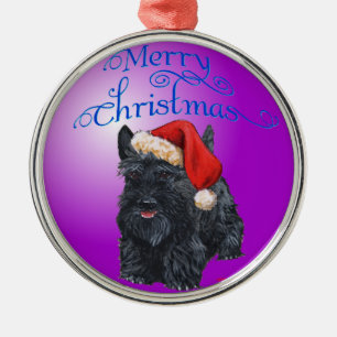 Scottie Dog Ornament Aus Metall