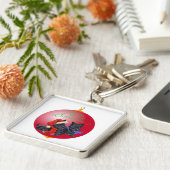 Scottie Dog Ornament Schlüsselanhänger (Seite)