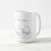 Scottie Dog Party Animals Kaffeetasse (VorderseiteRechts)