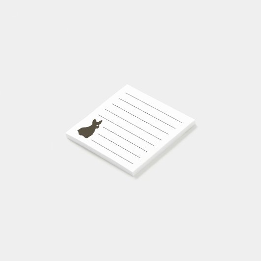 Scottie Dog Post-it® Notes Post-it Klebezettel (angewinkelt)