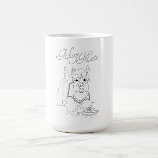 Scottie Dog Sailor Kaffeetasse (Mittel)