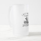 Scottie Dog Scottish Terrier Mattglas Bierglas (Vorderseite Links)