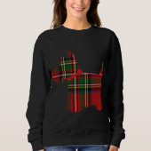 Scottie Dog Scottish Terrier Royal Stewart Sweatshirt (Vorderseite)