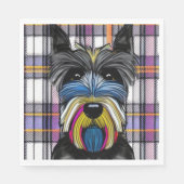 Scottie Dog Serviette (Vorderseite)