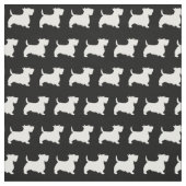 Scottie Dog Silhouette Pet Scotty Stoff (Muster)