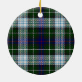 Scottie Dog Tartan Christmas Keramik Ornament (Hinten)