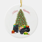 Scottie Dog und Kitty Ornament (Vorne)