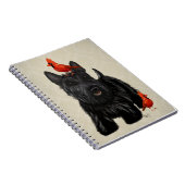 Scottie Dog und Rote Vögel Notizblock (Rechte Seite)