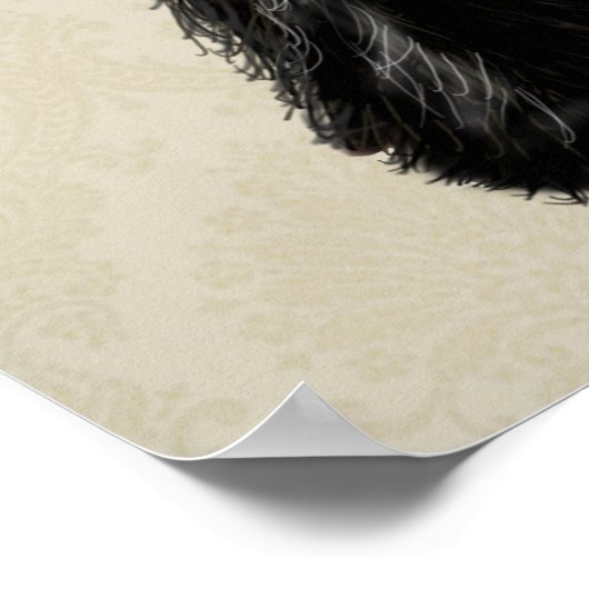 Scottie Dog und Rote Vögel Poster (Ecke)