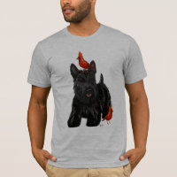 Scottie Dog und Rote Vögel