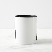 Scottie Dog und Rote Vögel Tasse (Zentrum)