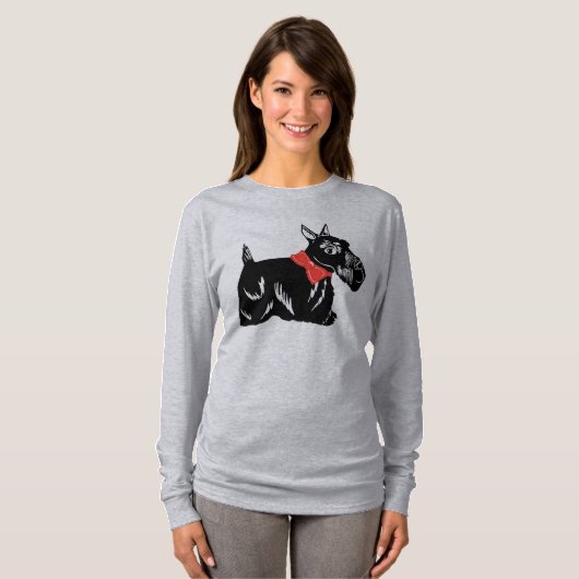Scottie Dog Women's Long Sleeve T - Shirt (Vorne ganz)