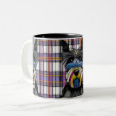 Scottie Dog Zweifarbige Tasse (Vorderseite Links)