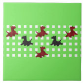 Scottie Dogs Fliese (Vorderseite)