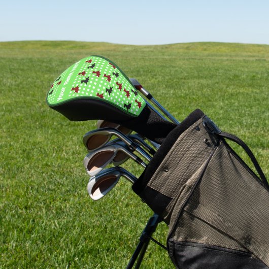 Scottie Dogs Golf Headcover (In SItu)