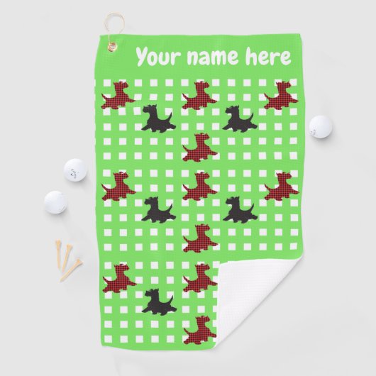 Scottie Dogs Golfhandtuch (Insitu)