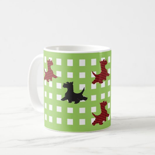Scottie Dogs Kaffeetasse (Vorderseite Links)