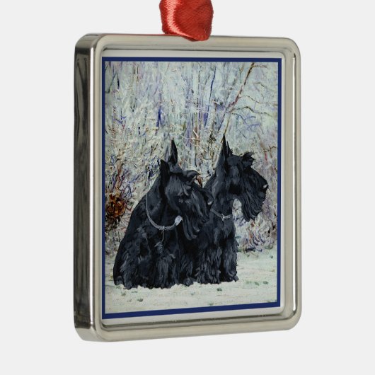 Scottie Dogs Ornament (Rechts)