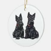 Scottie Dogs Ornament (Links)