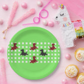 Scottie Dogs Pappteller (Party)