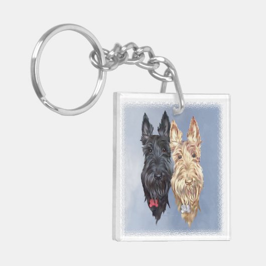 Scottie Dogs Schlüsselanhänger (Vorderseite links)