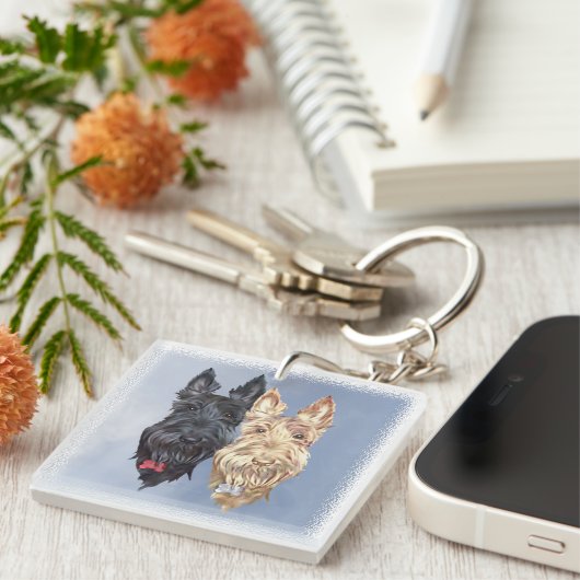 Scottie Dogs Schlüsselanhänger (Vorderseite rechts)