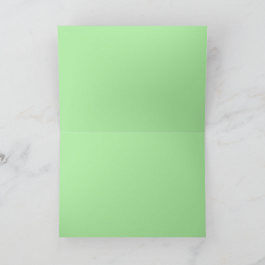 Scottie Dogs with Bows Green Danke Card (Innenseite)