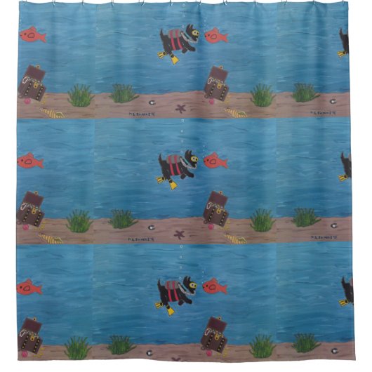 SCOTTIE DUSCHVORHANG (Vorderseite)