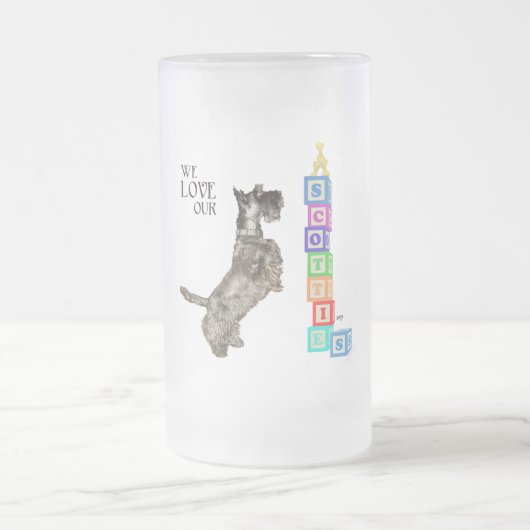 Scottie Finds a Prize Mattglas Bierglas (Mittel)