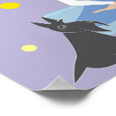 Scottie Gal Meditating - Poster (Ecke)