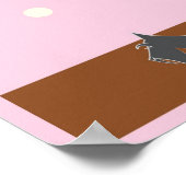 Scottie Gal Walking Poster (Ecke)