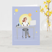 Scottie-Gallonen-Funktion - Gruß-Karte Karte (Gelbe Blume)