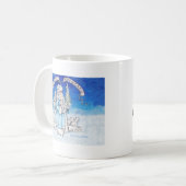 Scottie-Gespräch zum Schwanz Kaffeetasse (Vorderseite Links)