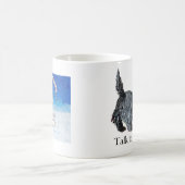 Scottie-Gespräch zum Schwanz Kaffeetasse (Mittel)