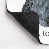 Scottie-Gespräch zum Schwanz Mousepad (Ecke)