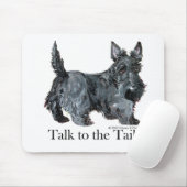 Scottie-Gespräch zum Schwanz Mousepad (Mit Mouse)